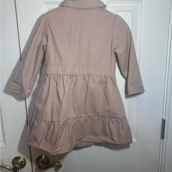 Nice! GAP Light Brown Toddler Trench Coat Jacket 3T - Picture 3 of 4